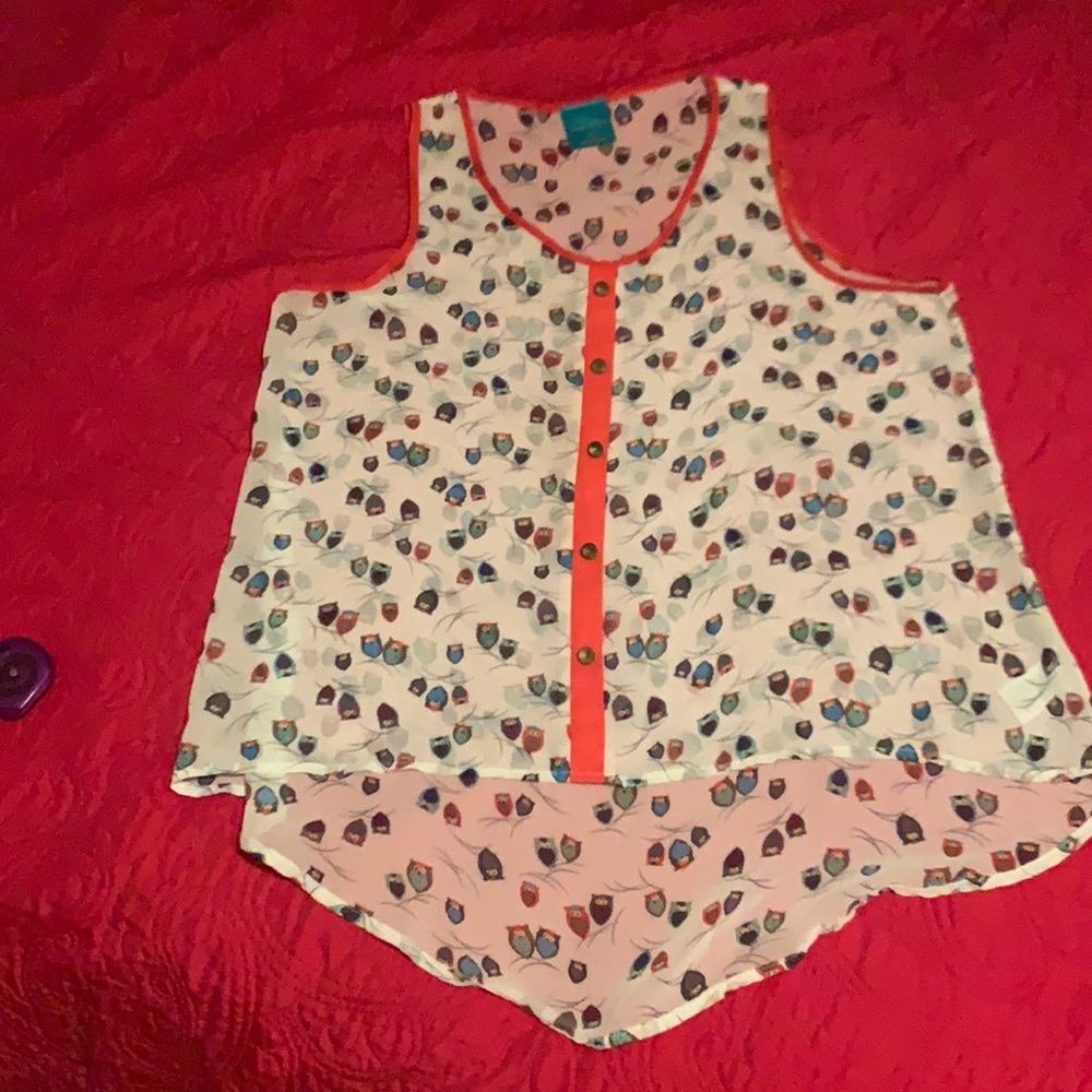 Color of Love Owl tank